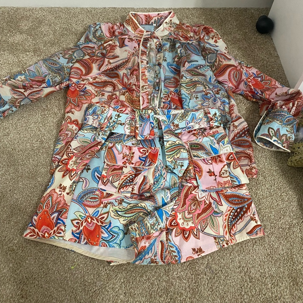 Red dress boutique set